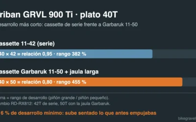 Triban GRVL 900 Ti con cassette Garbaruk 11-50